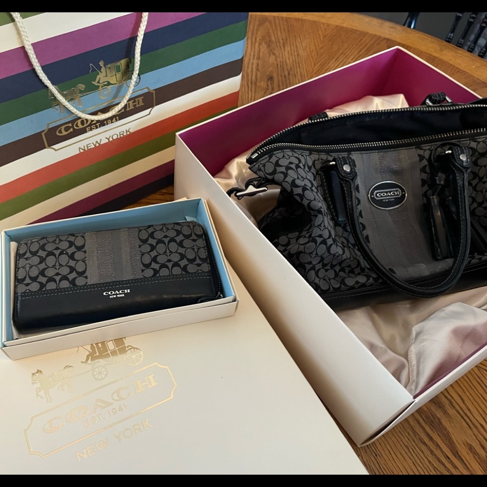 Coach LEGACY MOLLY SATCHEL & MATCHING WALLET